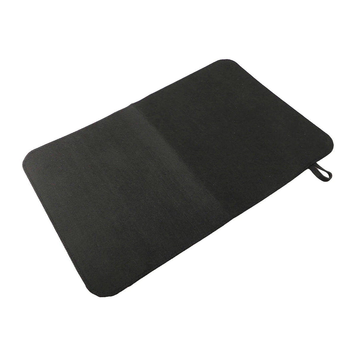 tapis d'isolation feutré absorbant eau minimaliste gris noir blanc sauna bain