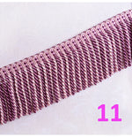 franges torsadées ornementales polyester 12 yards ruban frisé classique or noir bleu rose violet