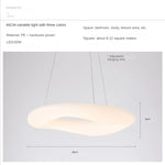 Suspension lumineuse moderne blanche minimaliste salon chambre 45cm 50cm 60cm 75cm 90cm