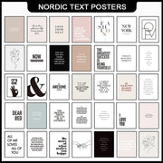 tableau deco nordique moderne posters textes illustrations minimalistes tons neutres visages geometrie abstraite