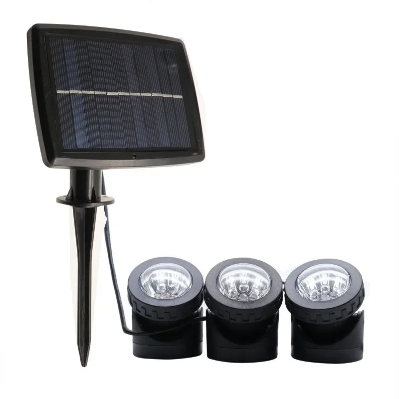projecteur solaire led noir moderne autonome ip65 abspathente decoextérieur