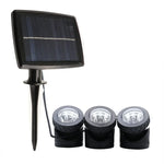 projecteur solaire led noir moderne autonome ip65 abspathente decoextérieur