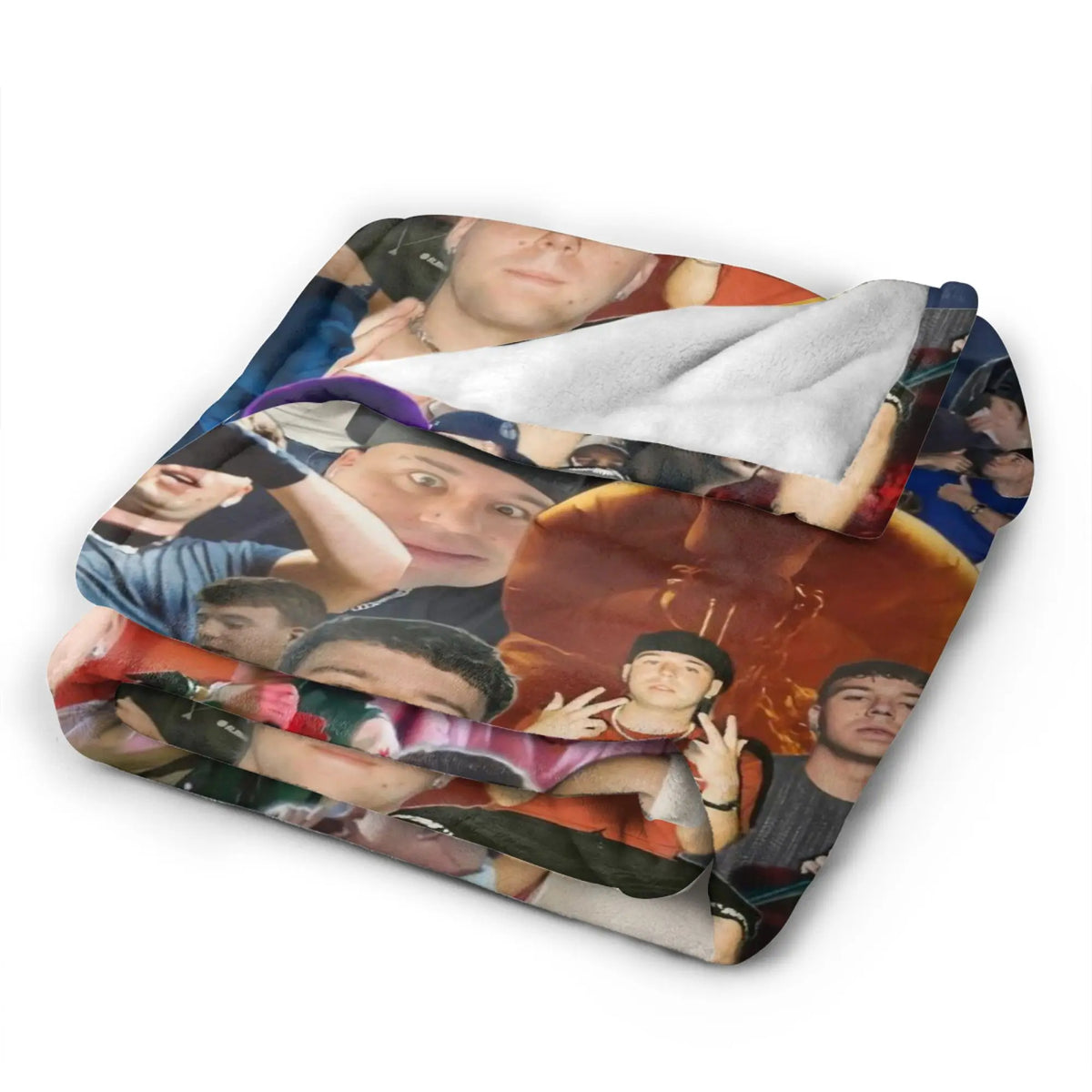 couverture polaire chaude multicouleurs motif collage moderne canapé voyage hiver maison adulte