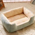 Lit animal velours doux marron gris noir rose confortable moderne