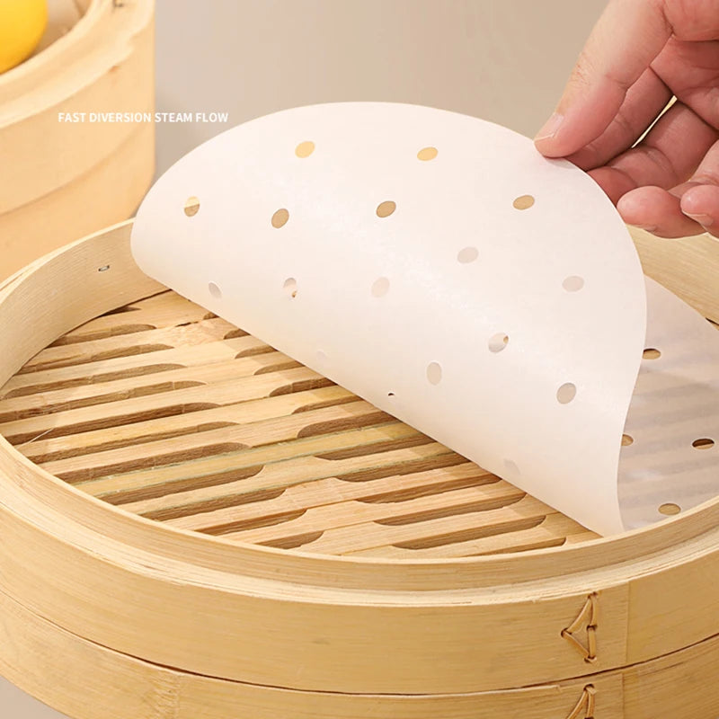 papier vapeur réutilisable blanc points dorés moderne non adhésif four cuisine 100 pièces respectueux