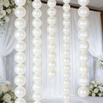 décoration mariage guirlande blanches classiques eyelets ruban festifs anniversaire noël valentin