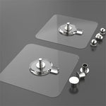 porte savon adhésif transparent moderne minimaliste fixations adhésives vis fixation auto collant PVC