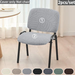 housse chaise gris rayures moderne adhésif polyester salle manger mariage banquette universelle washable