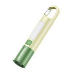torche rechargeable led portable annneau violet rose gris jaune verte bleue