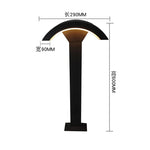 lampe led extérieure détecteur mouvement ip65 moderne noire 12w waterproof aluminium