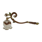 extingueur bougie longue poignée métal fleur stylisée élégant décoration maison cadeau événement