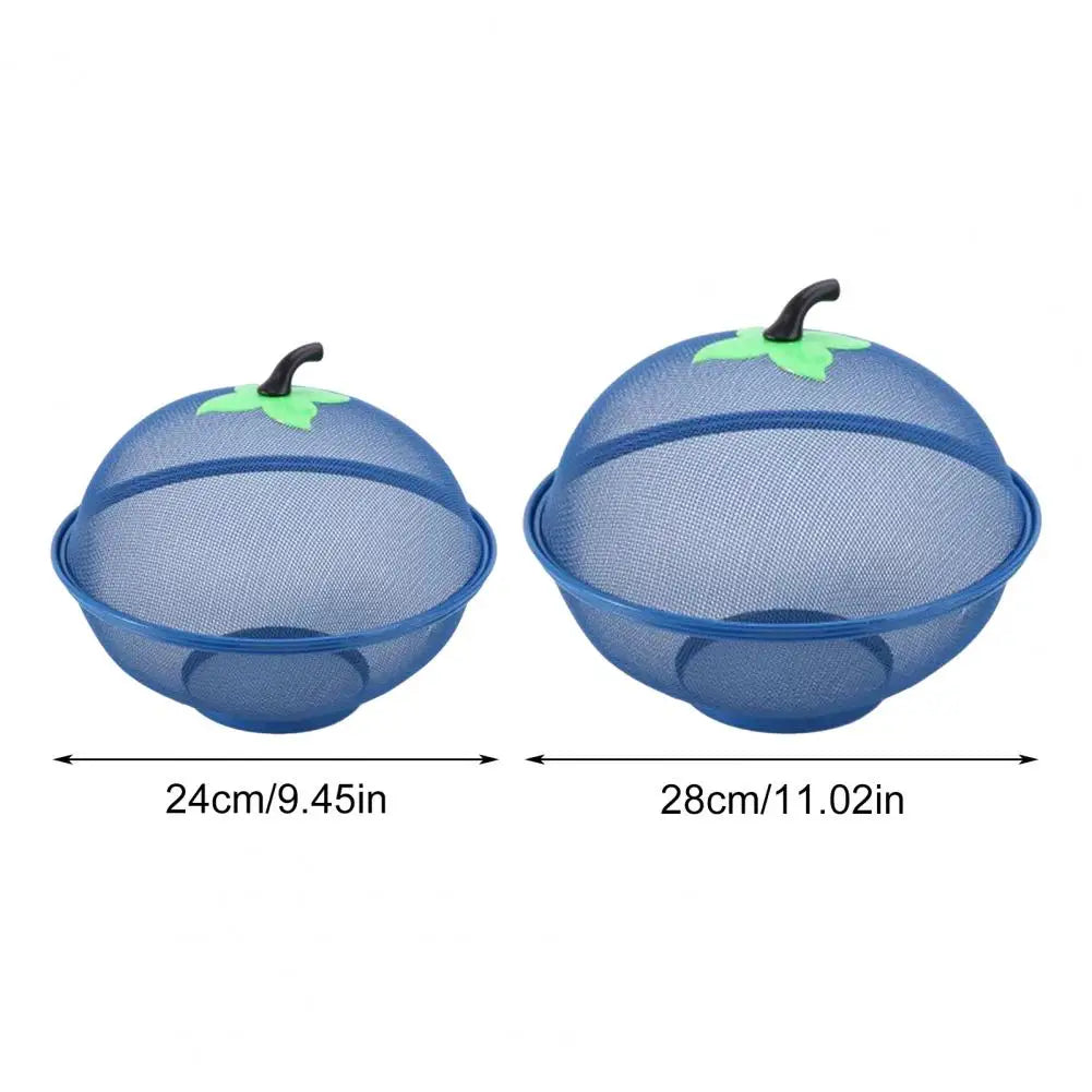 panier corbeille fruits maille métal moderne respectueux environnement noir vert rouge bleu gris poignée