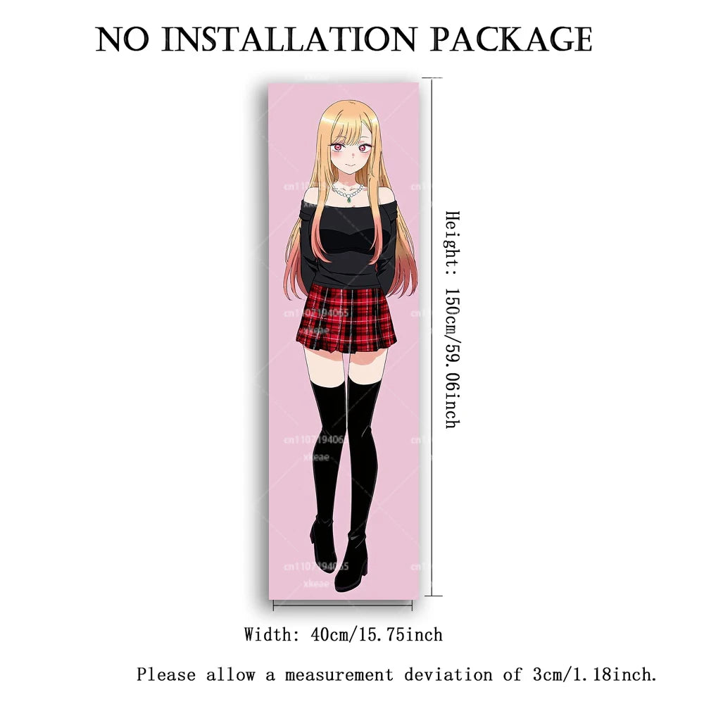 tapisserie animée carreaux rouge noir rose chambre otaku 2d tissu polyestère grande taille