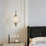 suspension lumineuse verre transparent gravé classique câble interrupteur 4000k 3000k 6000k chambre salle bain