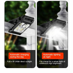 lampe solaire détecteur mouvement fixation pince étanche extérieur éclairage travail camping clôture moderne led
