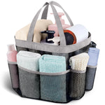 sac rangement bain voyage toilettte polyester maille transparent noir jaune rose vert blanc pratique