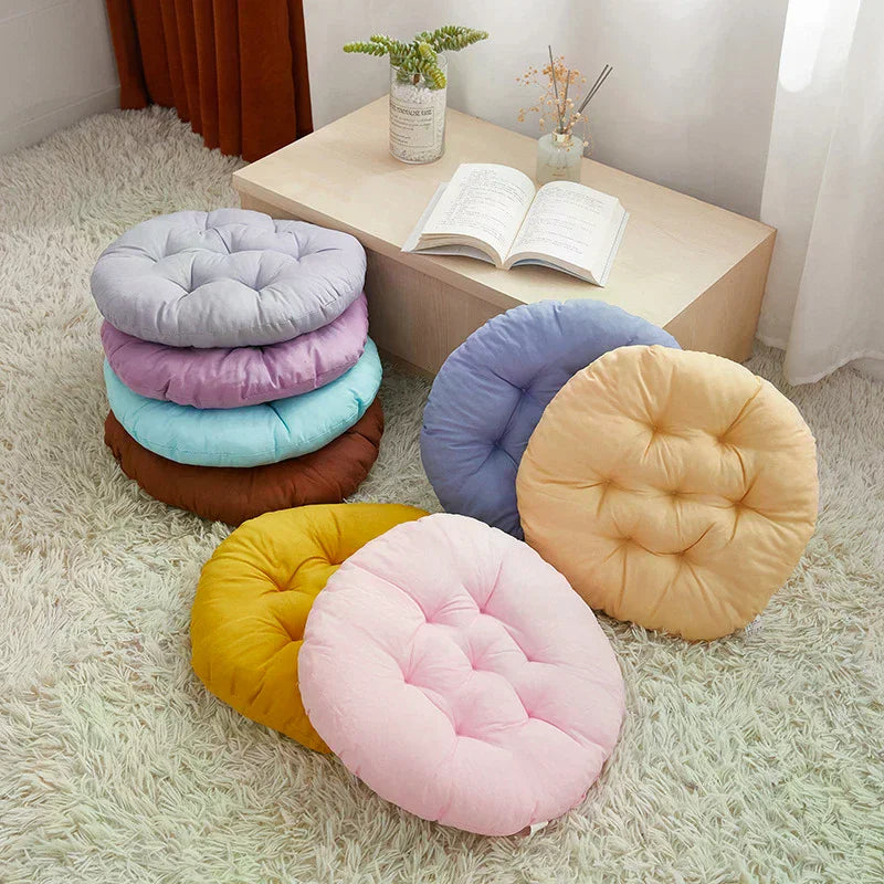 coussin rond doux velours couleur gris moderne canapé lit salon