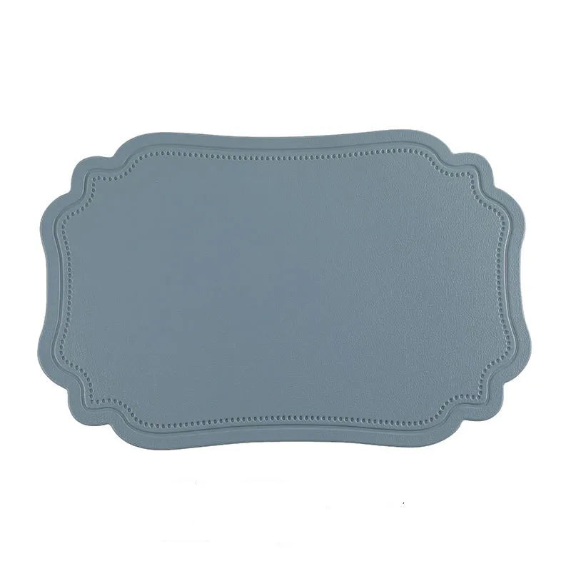 tapis table rectangulaire polyester motif points décoration cuisine salle manger classique