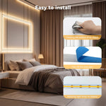 ruban led flexible blanc adhésif lisse moderne interrupteur tactile intensité variable 50000 heures 6000k