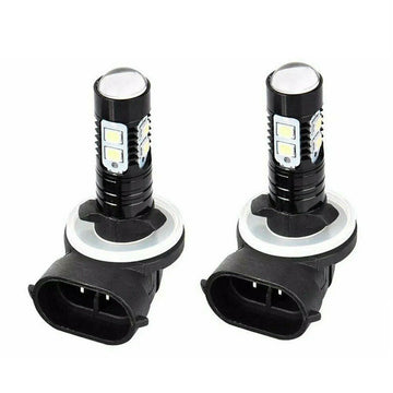 ampoules led 12000lm h8 h16 6000k 12v 24v blanc noires modernes vtt voiture camion