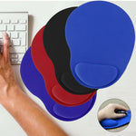 tapis souris ergonomique caoutchouc noir bleu marine rouge vert orange gris violet moderne adhésif