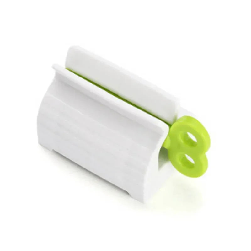 support mural blanc rouge bleu vert tube dentifrice moderne pratique salle bain organisateur anti