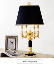 Lampe de chevet noire en cristal moderne - Décoration élégante pour chambre à coucher - Ombre Interieur