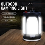 lampe camping portable transparente moderne noire blanche crochet métallique éclairage extérieur intérieururgence led rechargeable