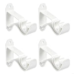 supports rideau fer noir blanc modernes tringle 22 28mm