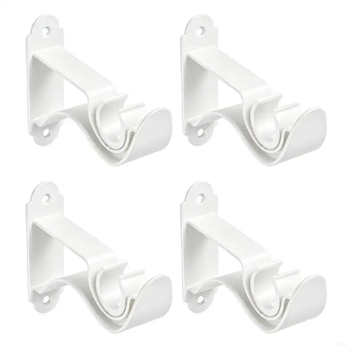 supports rideau fer noir blanc modernes tringle 22 28mm