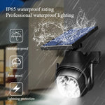 lampe solaire intelligente détecteur corps humain caméra surveillance éclairage extérieur ip65 led abs moderne