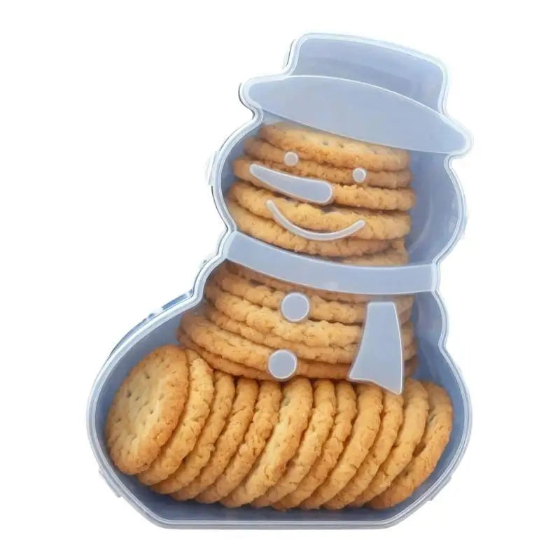 moule biscuits noël transparent moderne bleu blanc rose arbre bonhomme neige