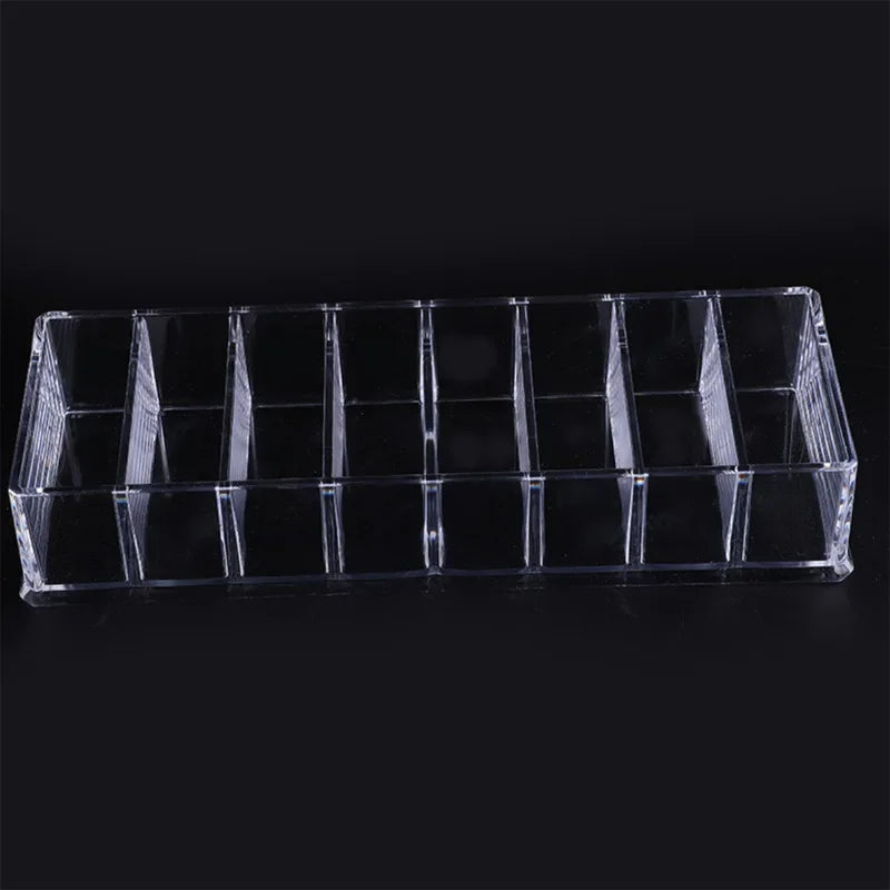 boîte rangement maquillage transparent moderne organisateur cosmétique minimaliste durable environment