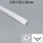 profils d'éclairage led aluminium blanc noir clips moderne 7mm 9mm 10mm 12mm
