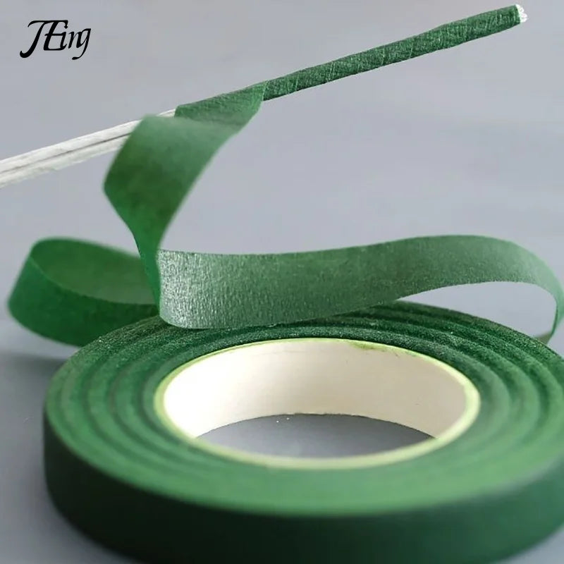 ruban adhésif vert uni moderne 20m 1.2cm largeur mariage saint valentin