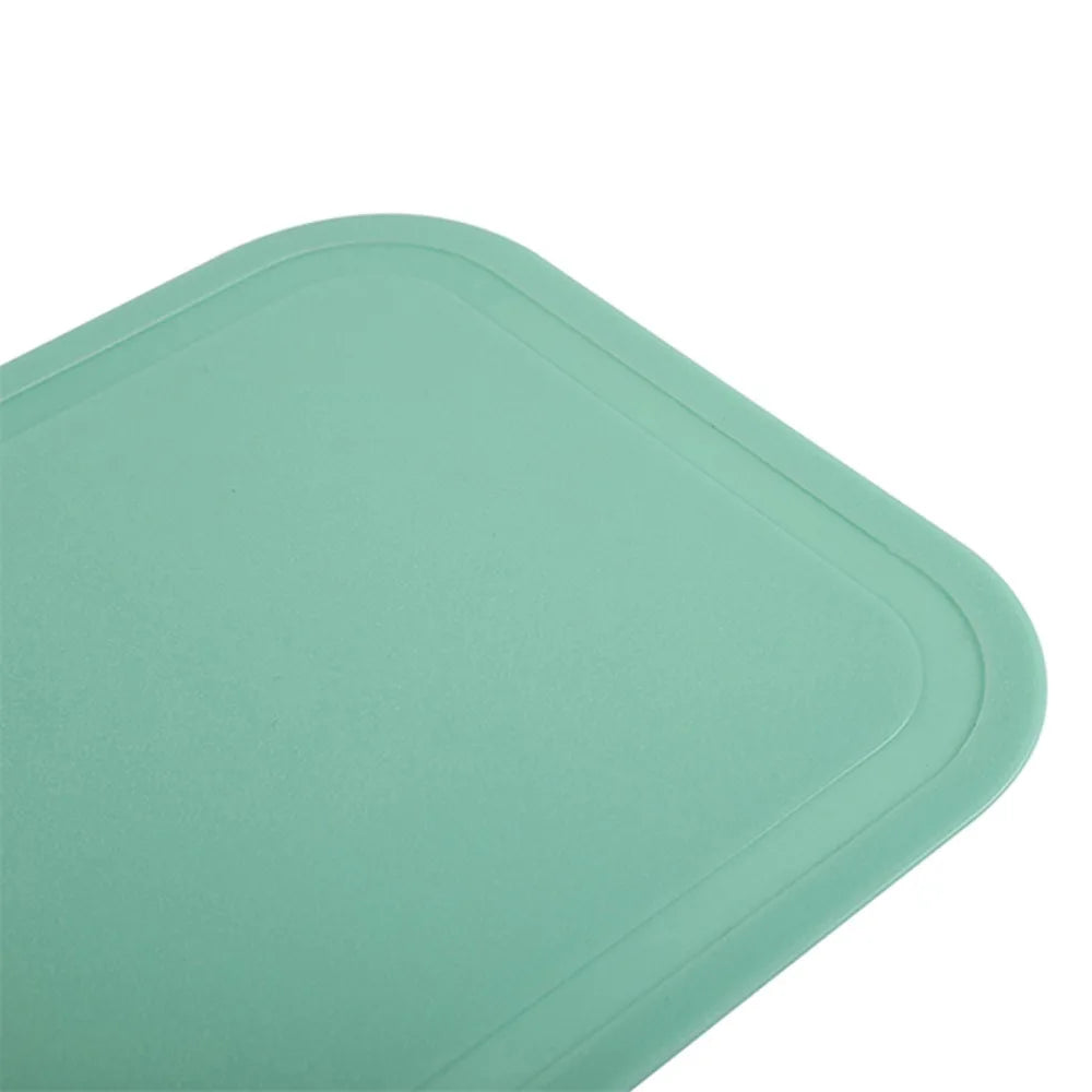 planches découpe plastique blanc gris rose vert bleu moderne poignée ovale 16x25cm