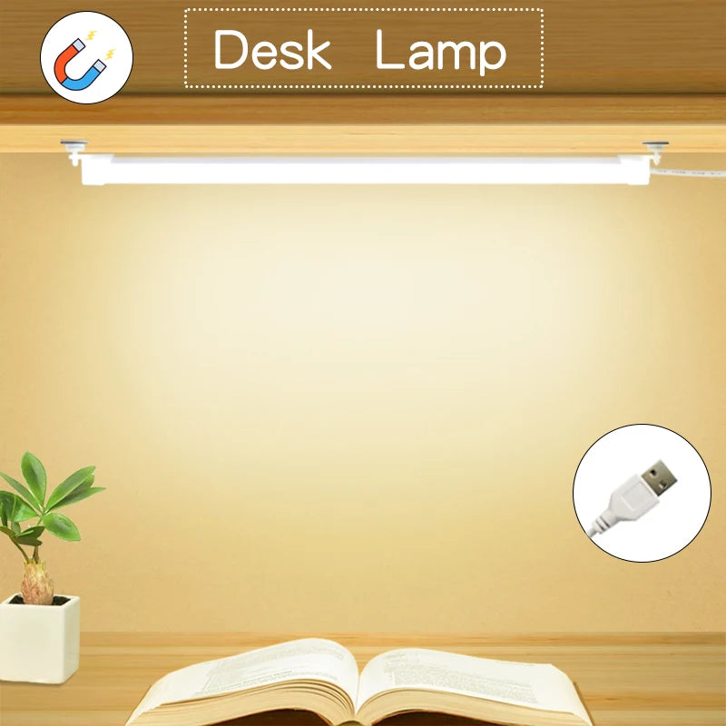 lampe led aimantée usb blanc moderne protection yeux 32cm lisse opaque 249 2000lm