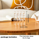 vases verre transparents modernes miniatures suspension décoration maison hydroponie plantes aquarium