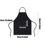 tablier noir uni élastiques poche classique cuisine restaurant opacité polyester