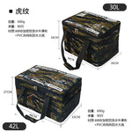 Sac outils camping khaki cartographique 30L 42L poignées cuir intérieur organisateur