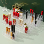 présentoir maquillage boîtes transparentes moderne 36 compartiments acrylique rechargeable