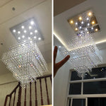 lustre moderne cristaux transparents salon salle bain led pendentif alliage certifications ccc rohs ul