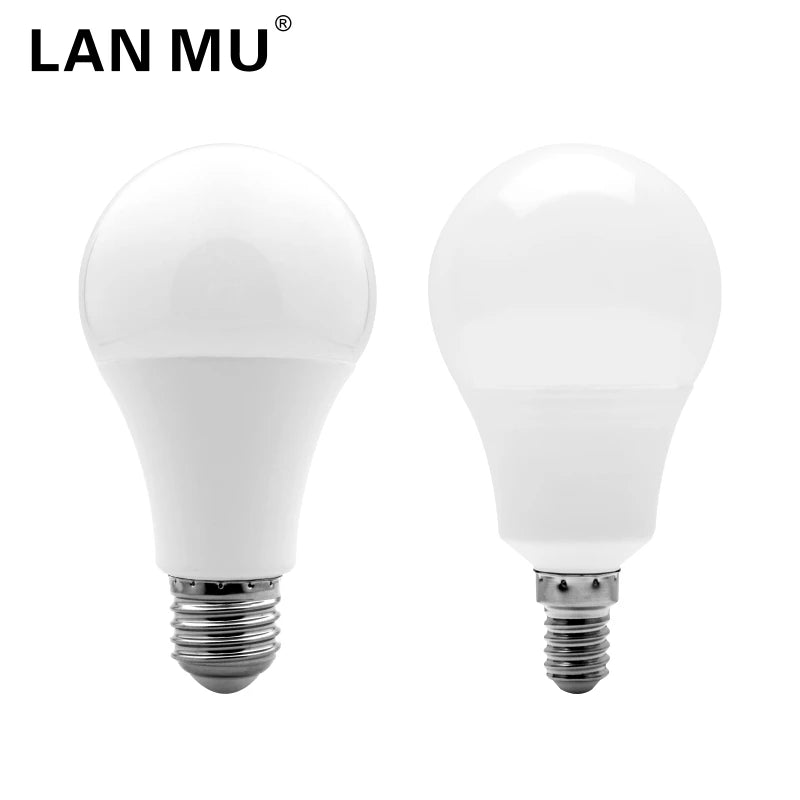 Ampoules LED E27 E14 blanc froid moderne 50000h 85+CRI 3W 20W