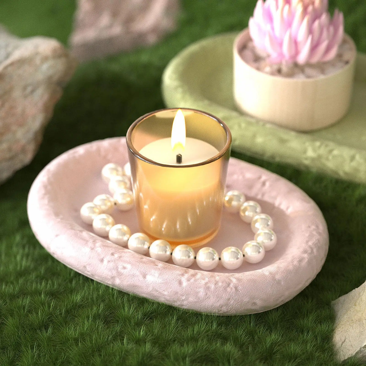 moule silicone plateau texturé pierre brute porte gobelet dessous verre gypse plâtre résine