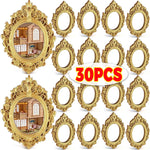 cadres photo vintage or ornements baroques décoration adhésifs scrapbooking artisanat