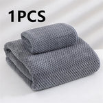 serviette bain microfibre séchage rapide motif points couleurs gris rose blanc bleu clair douce