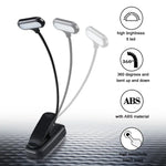 lampe lecture portable led rechargeable pinces ajustables moderne étude bibliothèque veilleuse sans fil table