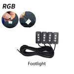 ruban led noir 64 couleurs contrôleur principal secondaire interface double lumière sol moderne