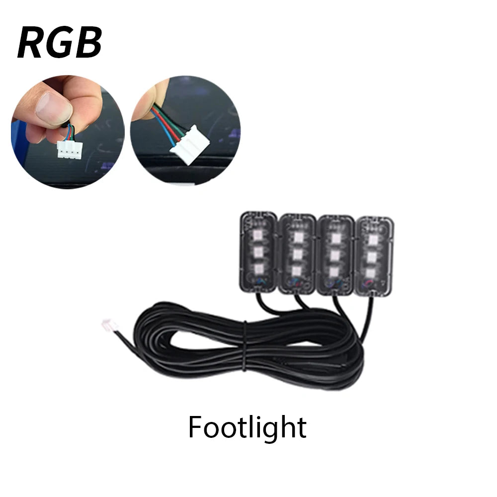 ruban led noir 64 couleurs contrôleur principal secondaire interface double lumière sol moderne