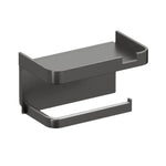 porte serviettes toilette moderne adhésif noir transparent marbre minimaliste porte boîtes mouchoirs humides lingettes